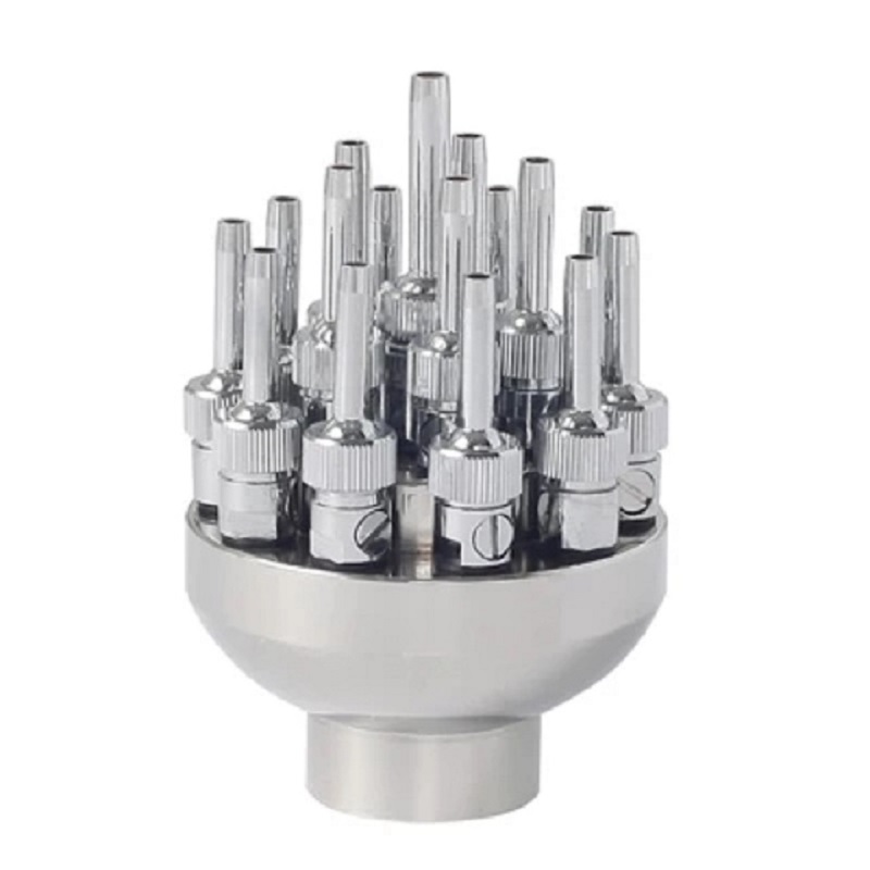 DN25 DN40 Standard Size Three Level Flower Water Nozzles For Fountains
