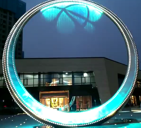 Round Type Digital Water Curtain